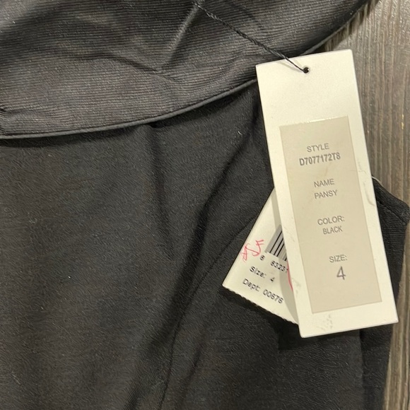 NWT Diane Von Furstenberg Pansy Black Dress - Picture 3 of 5